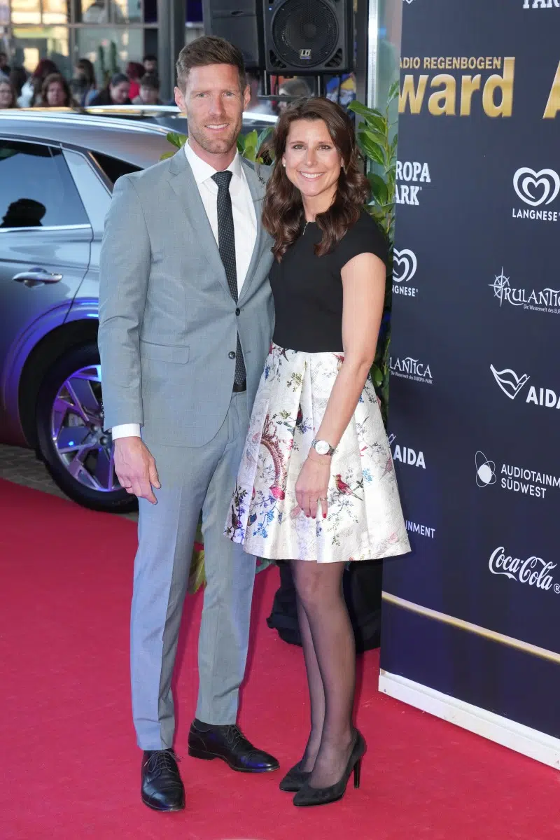 Nicolas und Ann-Kathrin Mack bei der Verleihung vom Radio Regenbogen Award 2025 im Europapark am 04.04.2025 in Rust. Nicolas und Ann-Kathrin Mack bei der Verleihung vom Radio Regenbogen Award 2025 im Europapark am 04.04.2025 in Rust.