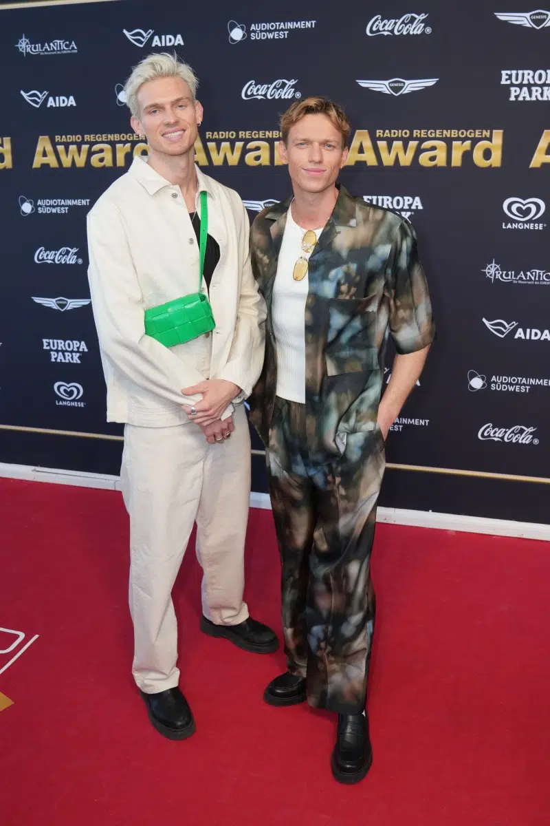 Fast Boy ( Lucas und Felix Hain ) bei der Verleihung vom Radio Regenbogen Award 2025 im Europapark am 04.04.2025 in Rust. Fast Boy ( Lucas und Felix Hain ) bei der Verleihung vom Radio Regenbogen Award 2025 im Europapark am 04.04.2025 in Rust.