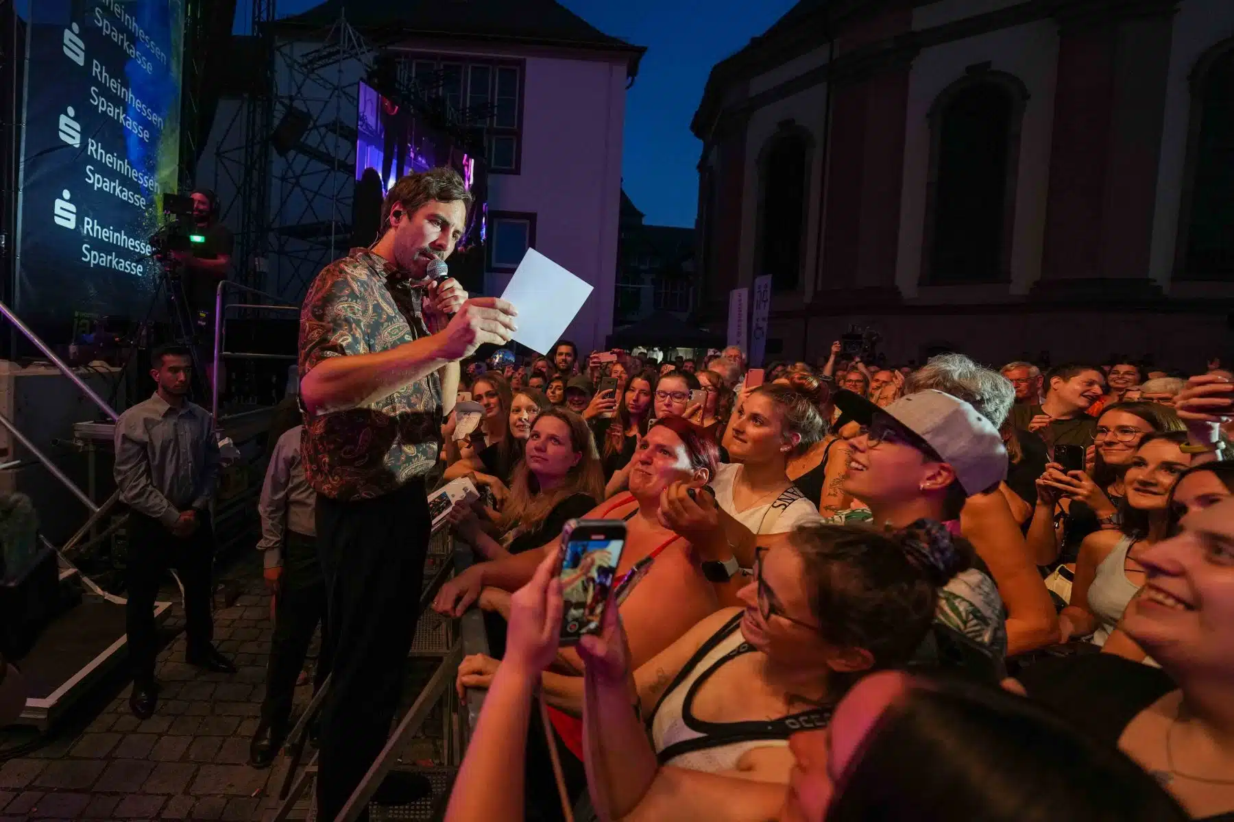 Max Giesinger Sonderkonzert beim Jazz & Joy 2023 in Worms. Max Giesinger Sonderkonzert beim Jazz & Joy 2023 in Worms.
