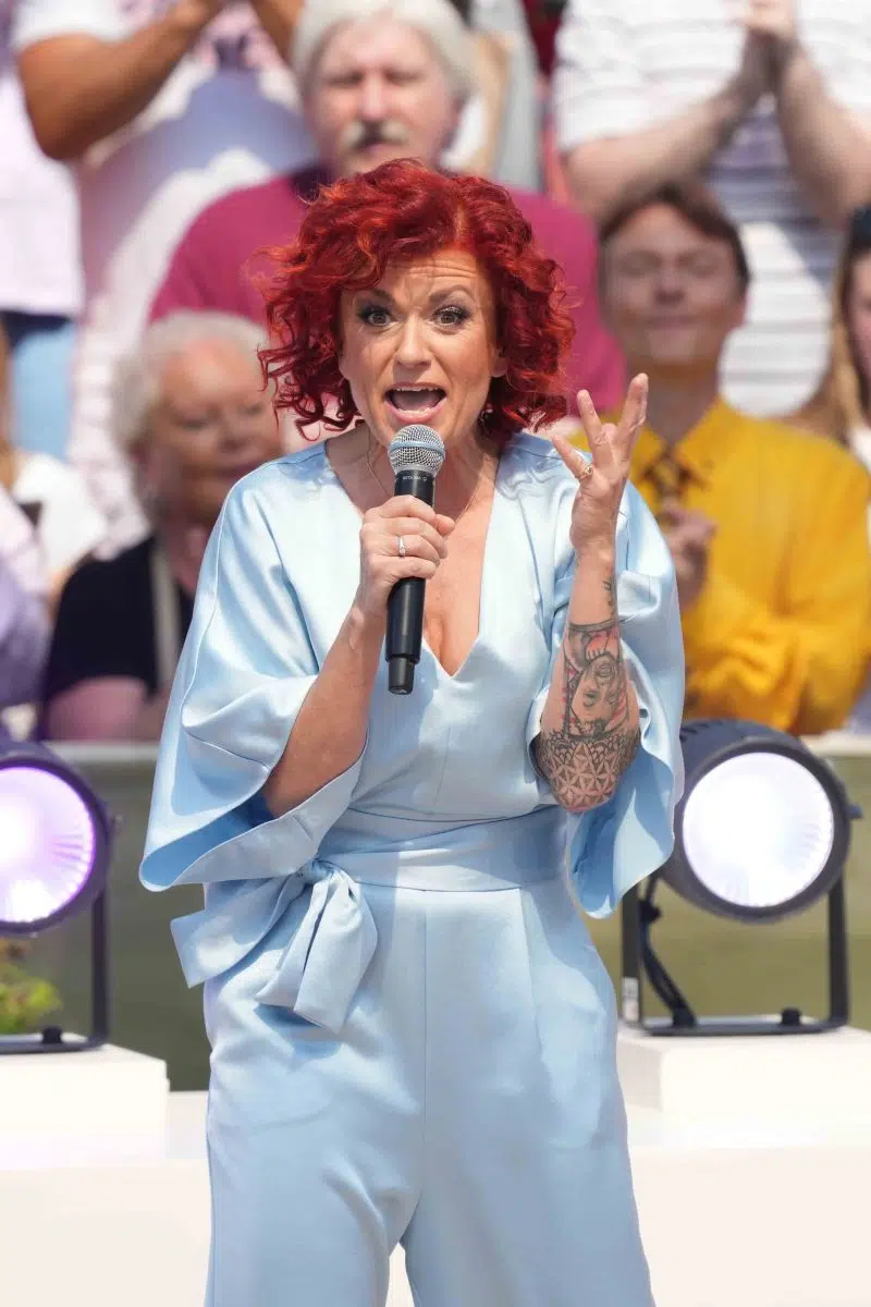 Sängerin Lucy Diakovska in der Unterhaltungsshow ZDF Fernsehgarten am 12.05.2024 in Mainz. Sängerin Lucy Diakovska in der Unterhaltungsshow ZDF Fernsehgarten am 12.05.2024 in Mainz.