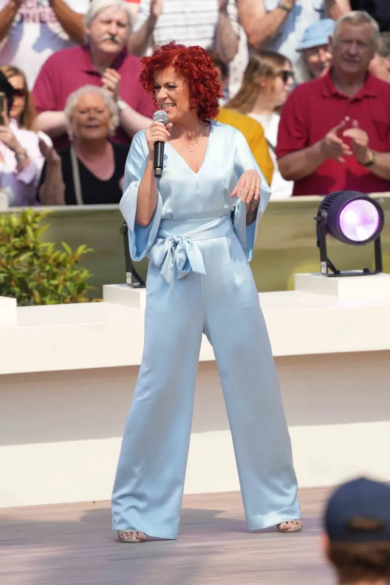 Sängerin Lucy Diakovska in der Unterhaltungsshow ZDF Fernsehgarten am 12.05.2024 in Mainz. Sängerin Lucy Diakovska in der Unterhaltungsshow ZDF Fernsehgarten am 12.05.2024 in Mainz.