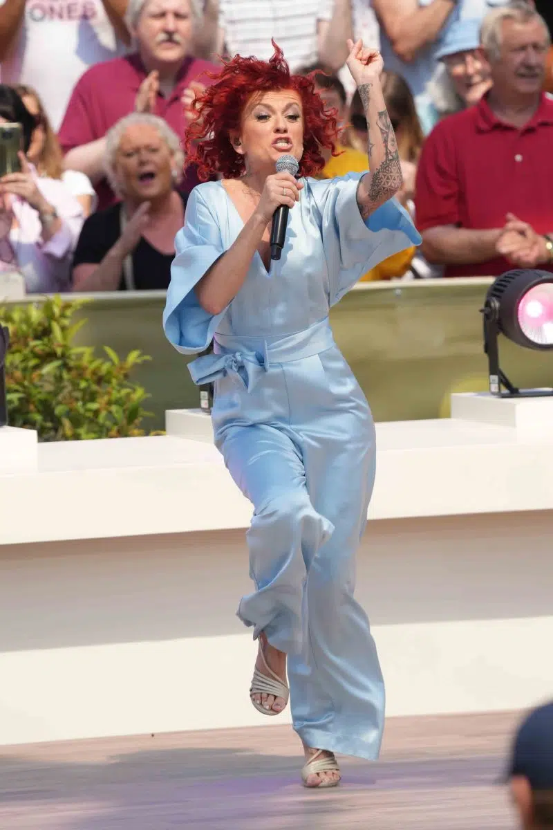 Sängerin Lucy Diakovska in der Unterhaltungsshow ZDF Fernsehgarten am 12.05.2024 in Mainz. Sängerin Lucy Diakovska in der Unterhaltungsshow ZDF Fernsehgarten am 12.05.2024 in Mainz.