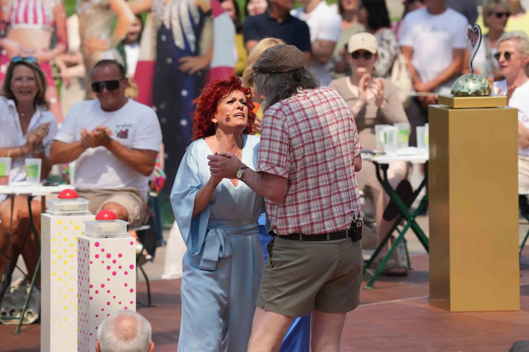 Sängerin Lucy Diakovska & Sänger Guildo Horn in der Unterhaltungsshow ZDF Fernsehgarten am 12.05.2024 in Mainz. Sängerin Lucy Diakovska & Sänger Guildo Horn in der Unterhaltungsshow ZDF Fernsehgarten am 12.05.2024 in Mainz.