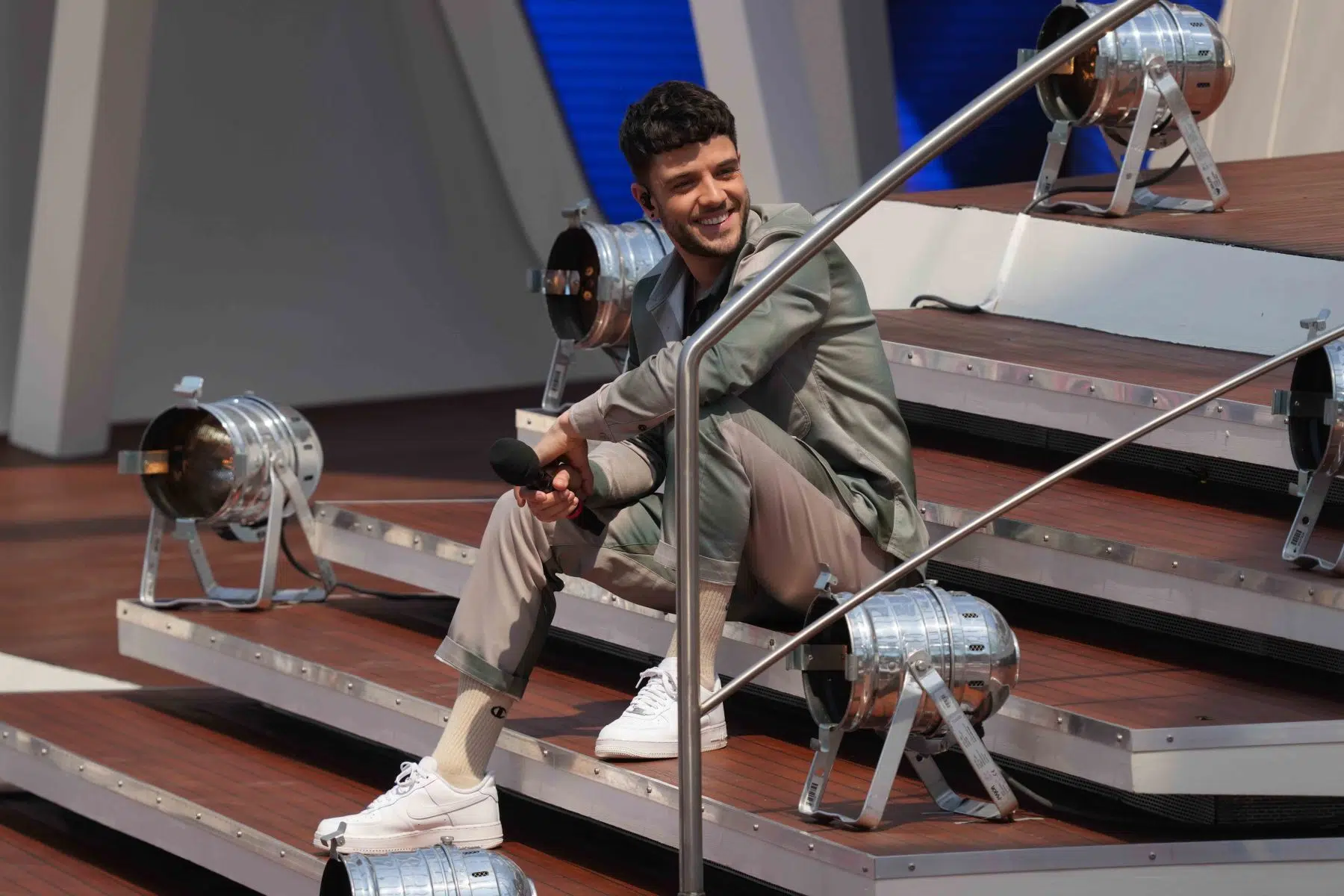 Sänger Luca Hänni in der Unterhaltungsshow ZDF Fernsehgarten am 12.05.2024 in Mainz. Sänger Luca Hänni in der Unterhaltungsshow ZDF Fernsehgarten am 12.05.2024 in Mainz.