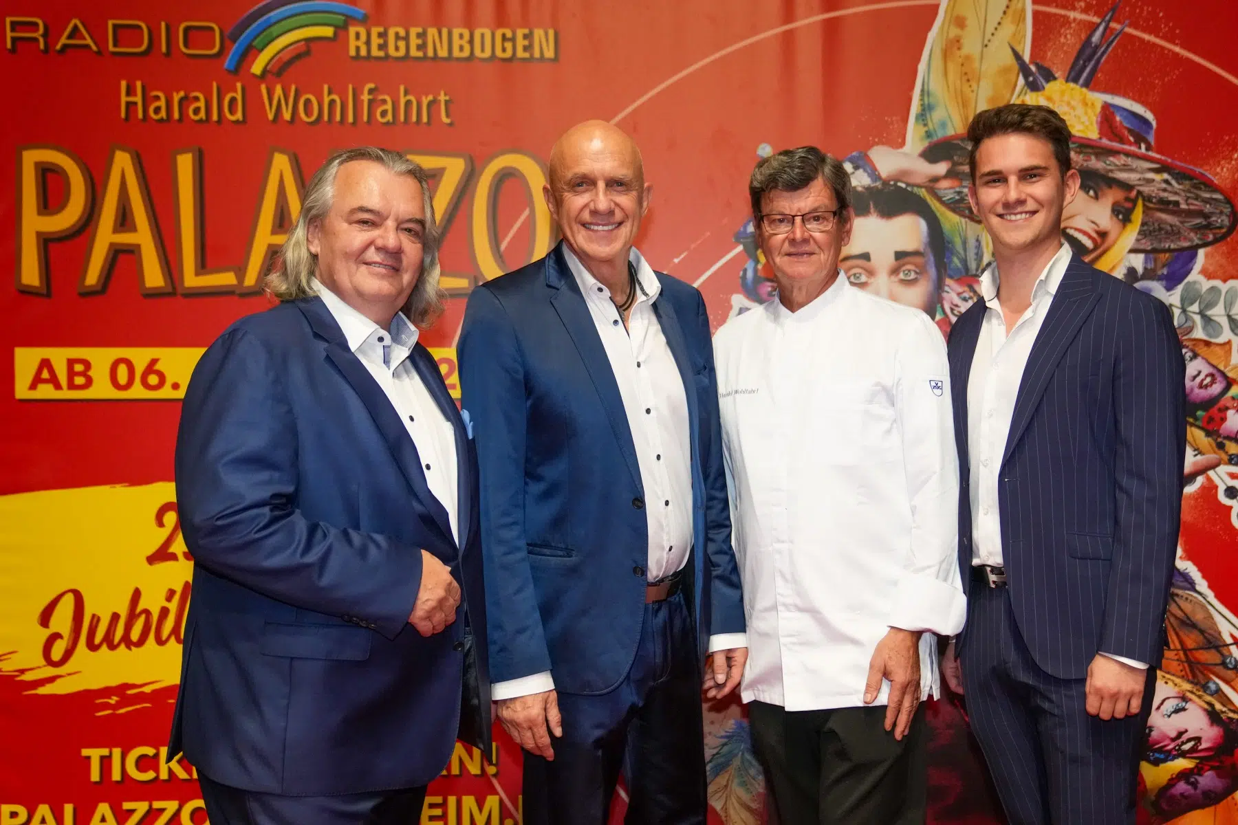 12.10.2023 Premiere der 25 Jahre Jubiläumsshow im Spiegelpalast des Radio Regenbogen Harald Wohlfahrt Palazzo 12.10.2023 Premiere der 25 Jahre Jubiläumsshow im Spiegelpalast des Radio Regenbogen Harald Wohlfahrt Palazzo