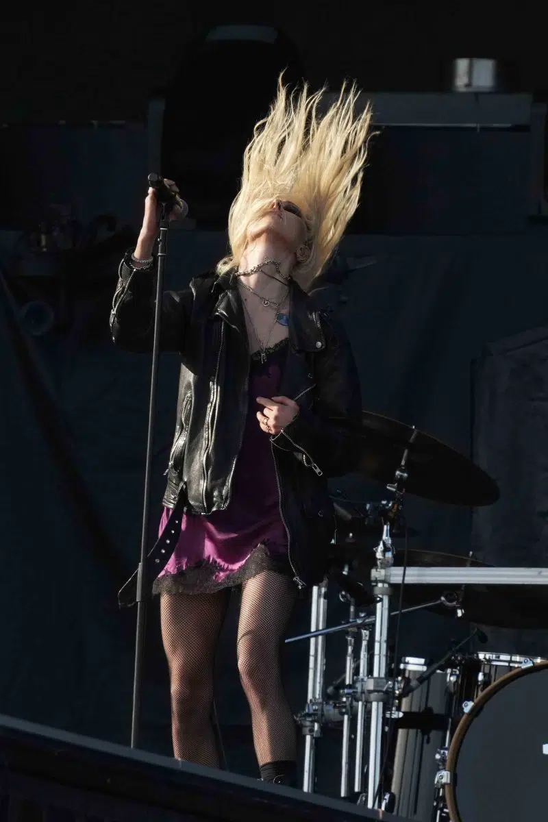 The Pretty Reckless als Support von AC/DC auf dem Hockenheimring am 13.07.2024. Foto © by Boris Korpak/bokopictures The Pretty Reckless als Support von AC/DC auf dem Hockenheimring am 13.07.2024. Foto © by Boris Korpak/bokopictures