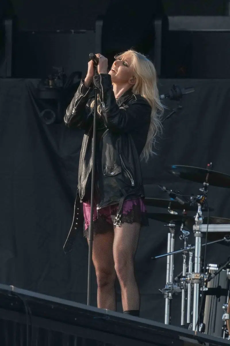 The Pretty Reckless als Support von AC/DC auf dem Hockenheimring am 13.07.2024. Foto © by Boris Korpak/bokopictures The Pretty Reckless als Support von AC/DC auf dem Hockenheimring am 13.07.2024. Foto © by Boris Korpak/bokopictures