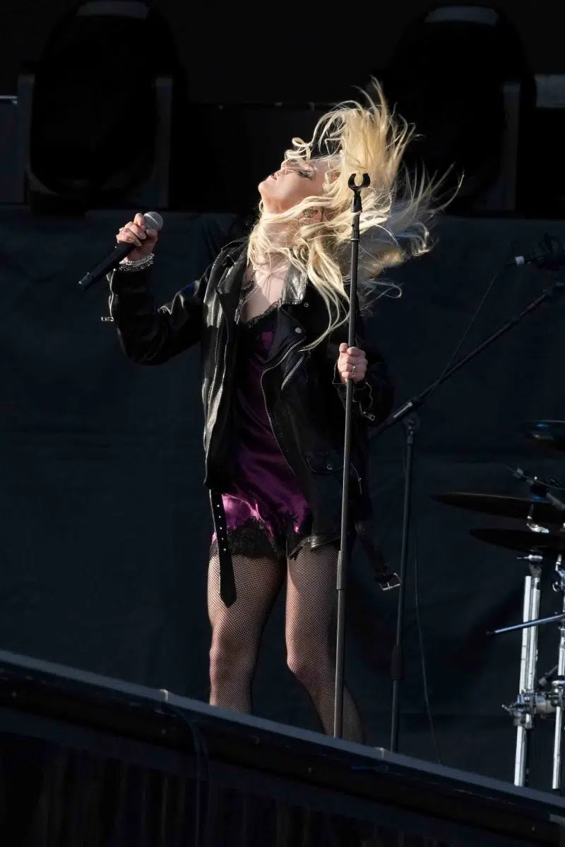 The Pretty Reckless als Support von AC/DC auf dem Hockenheimring am 13.07.2024. Foto © by Boris Korpak/bokopictures The Pretty Reckless als Support von AC/DC auf dem Hockenheimring am 13.07.2024. Foto © by Boris Korpak/bokopictures