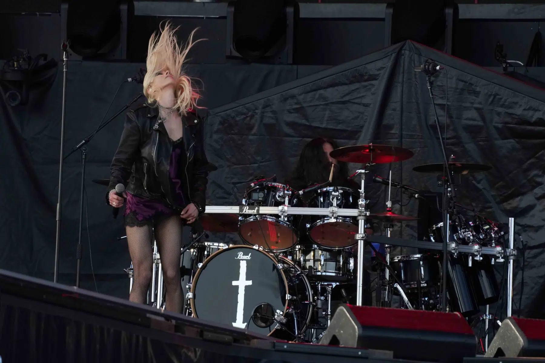 The Pretty Reckless als Support von AC/DC auf dem Hockenheimring am 13.07.2024. Foto © by Boris Korpak/bokopictures The Pretty Reckless als Support von AC/DC auf dem Hockenheimring am 13.07.2024. Foto © by Boris Korpak/bokopictures