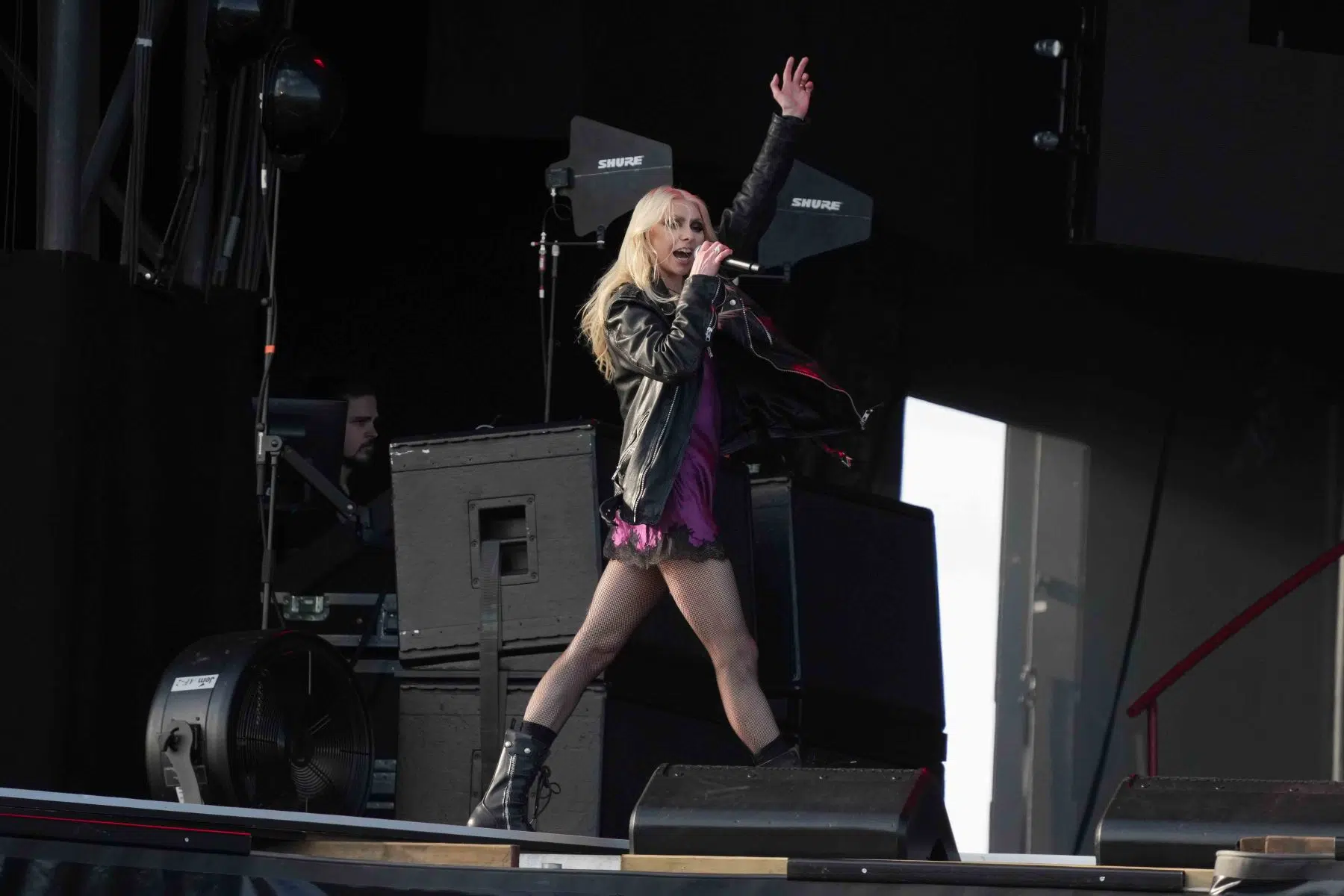 The Pretty Reckless als Support von AC/DC auf dem Hockenheimring am 13.07.2024. Foto © by Boris Korpak/bokopictures The Pretty Reckless als Support von AC/DC auf dem Hockenheimring am 13.07.2024. Foto © by Boris Korpak/bokopictures