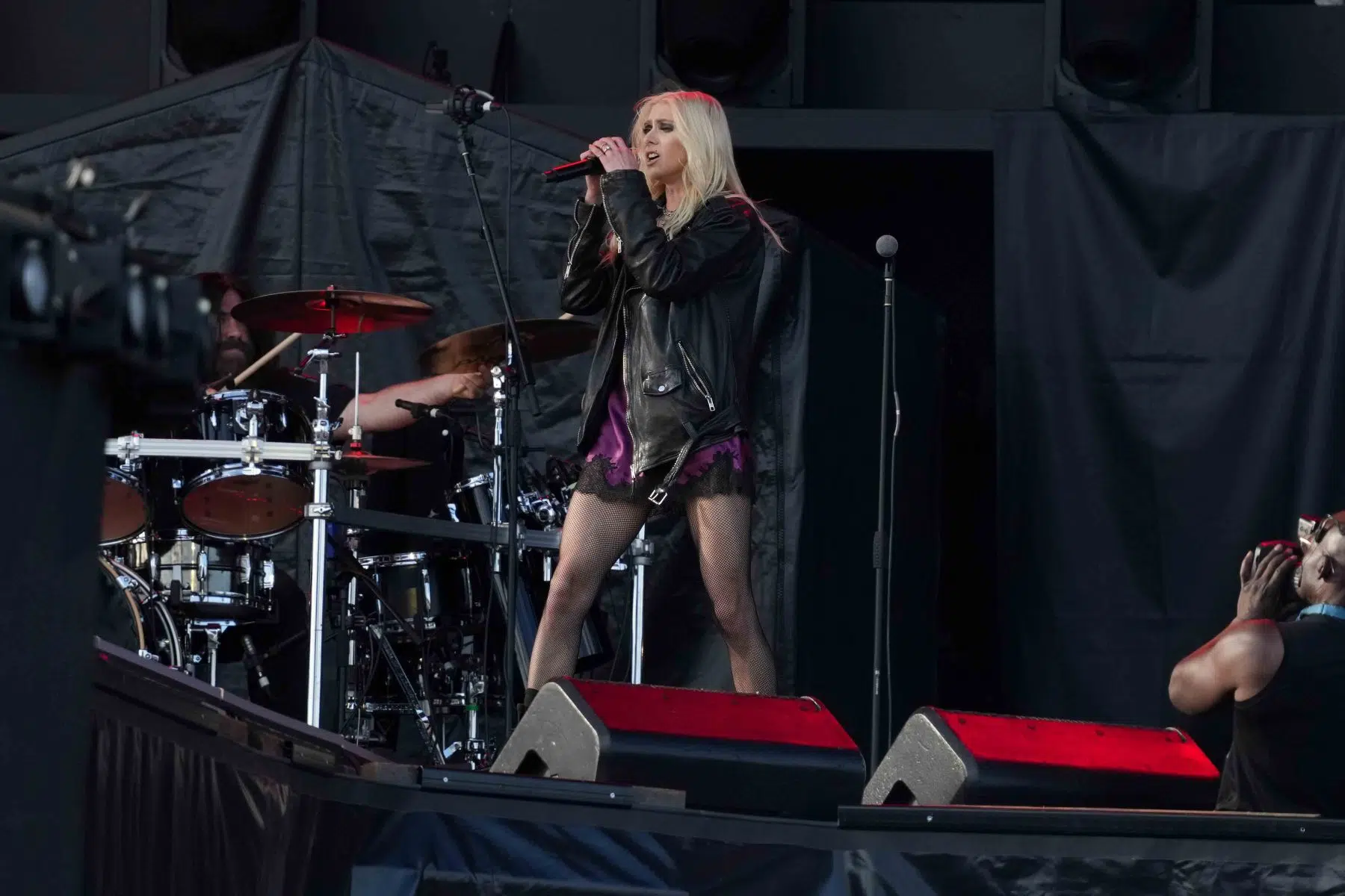 The Pretty Reckless als Support von AC/DC auf dem Hockenheimring am 13.07.2024. Foto © by Boris Korpak/bokopictures The Pretty Reckless als Support von AC/DC auf dem Hockenheimring am 13.07.2024. Foto © by Boris Korpak/bokopictures