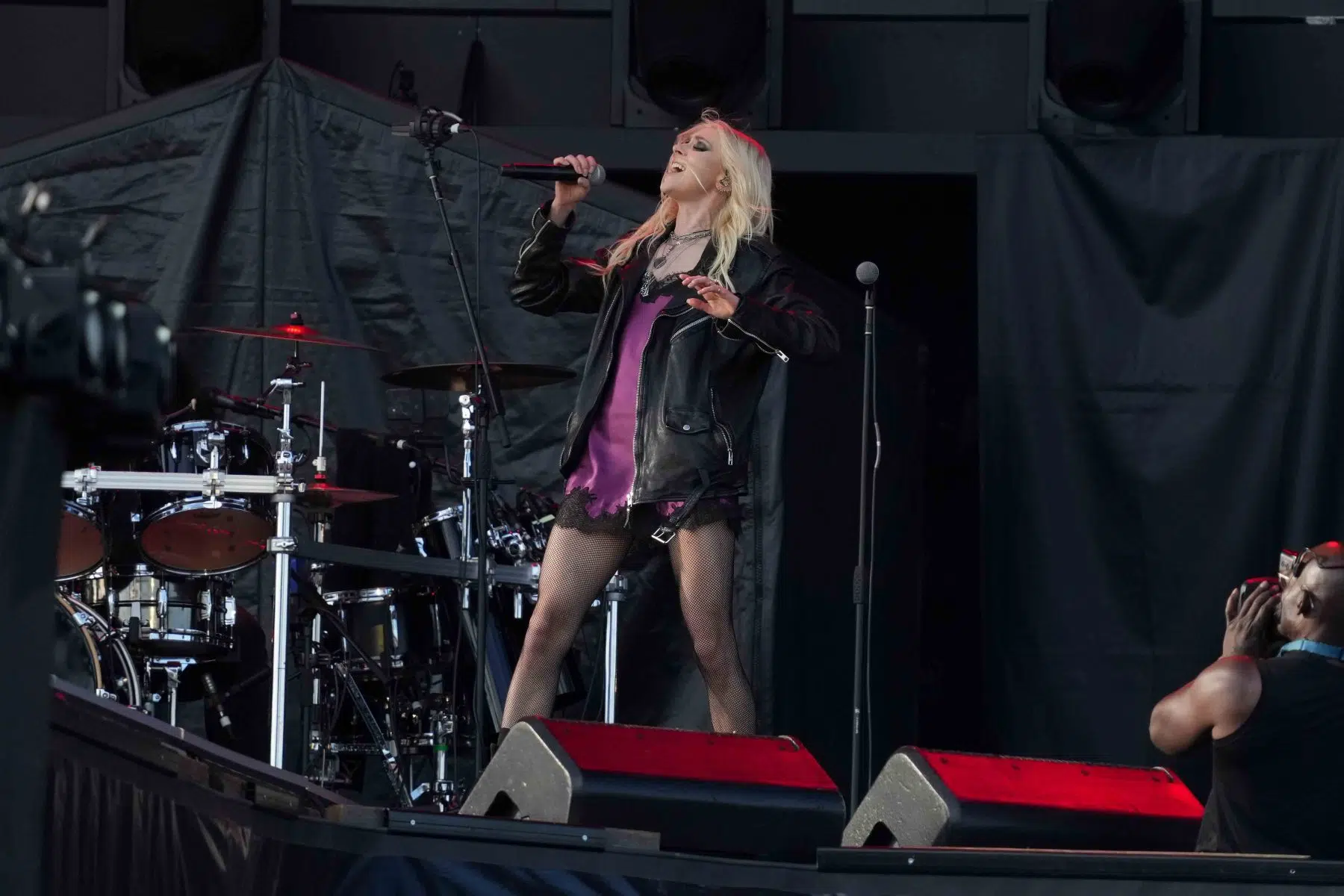 The Pretty Reckless als Support von AC/DC auf dem Hockenheimring am 13.07.2024. Foto © by Boris Korpak/bokopictures The Pretty Reckless als Support von AC/DC auf dem Hockenheimring am 13.07.2024. Foto © by Boris Korpak/bokopictures