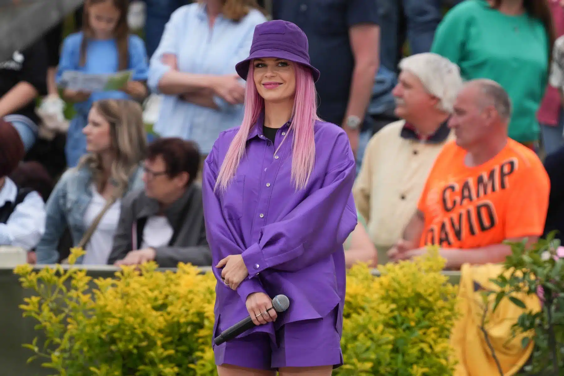14.05.2023 Michelle Davina Hoogendoorn in der Unterhaltungsshow ZDF Fernsehgarten am 14.05.2023 in Mainz. 14.05.2023 Michelle Davina Hoogendoorn in der Unterhaltungsshow ZDF Fernsehgarten am 14.05.2023 in Mainz.
