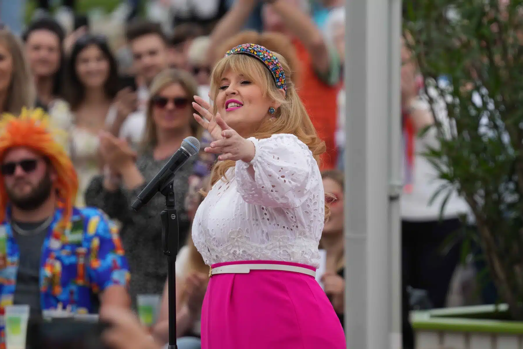 14.05.2023 Maite Kelly in der Unterhaltungsshow ZDF Fernsehgarten am 14.05.2023 in Mainz. 14.05.2023 Maite Kelly in der Unterhaltungsshow ZDF Fernsehgarten am 14.05.2023 in Mainz.