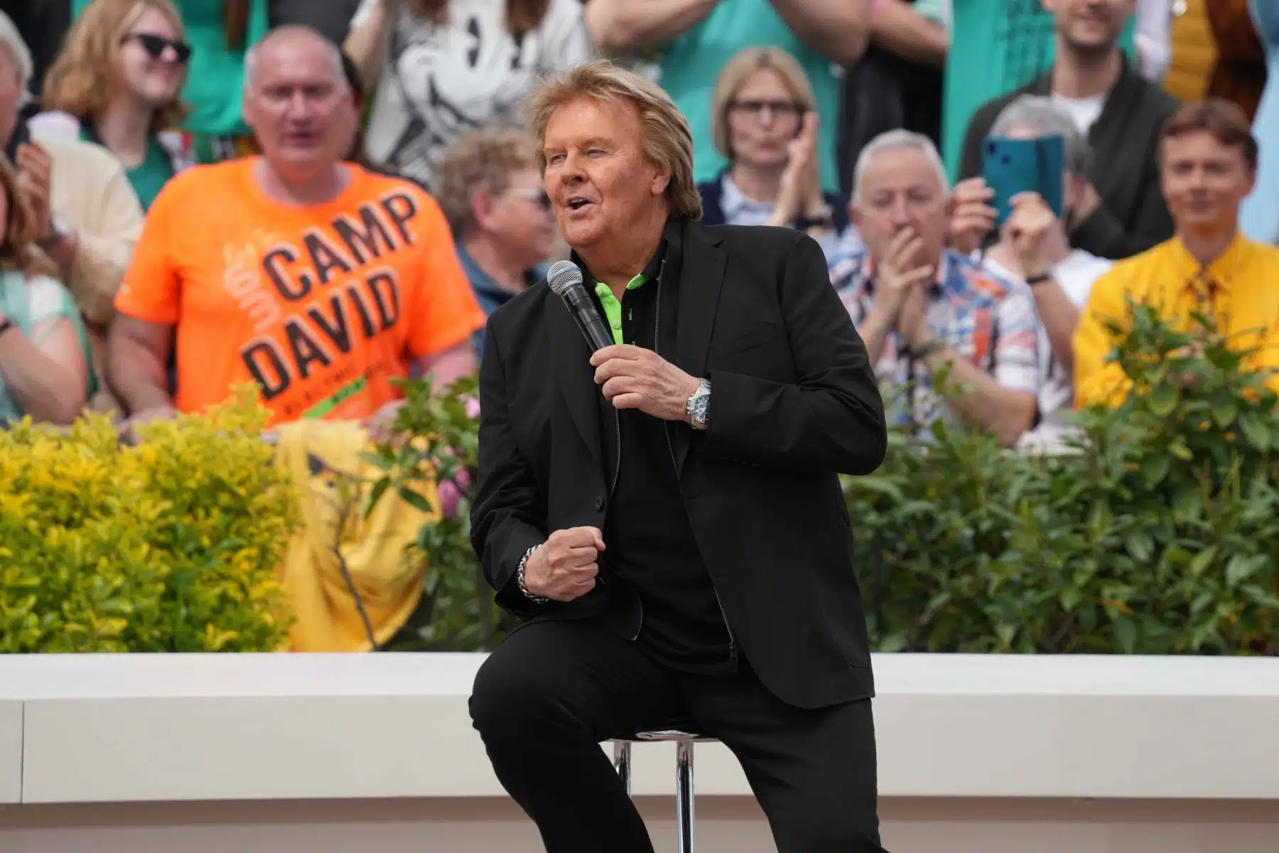 14.05.2023 Howard Carpendale in der Unterhaltungsshow ZDF Fernsehgarten am 14.05.2023 in Mainz. 14.05.2023 Howard Carpendale in der Unterhaltungsshow ZDF Fernsehgarten am 14.05.2023 in Mainz.