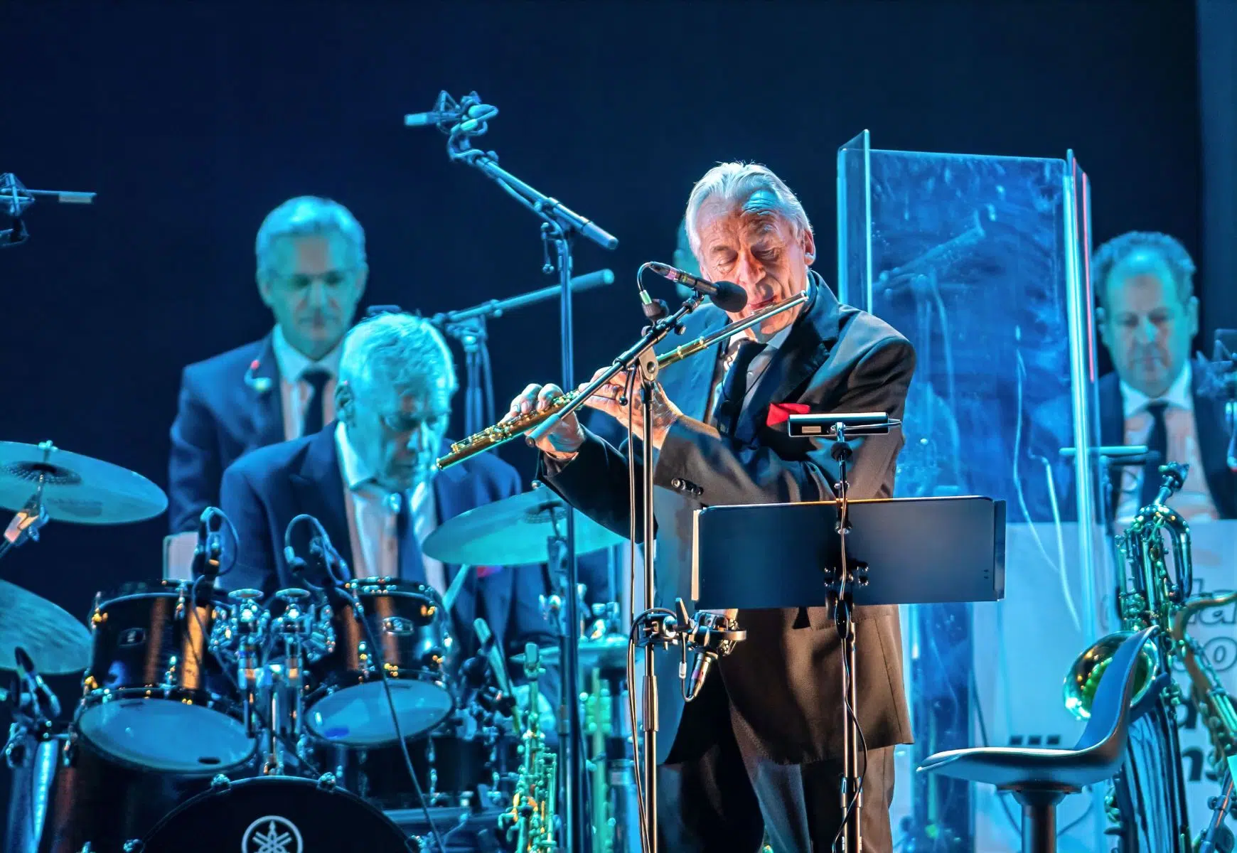Foto: Helmut Dell, Da Capo Udo Jürgen mit dem Orchester Pepe Lenhadt in der SAP Arena Mannheim am 26-01-2026 Foto: Helmut Dell, Da Capo Udo Jürgen mit dem Orchester Pepe Lenhadt in der SAP Arena Mannheim am 26-01-2026