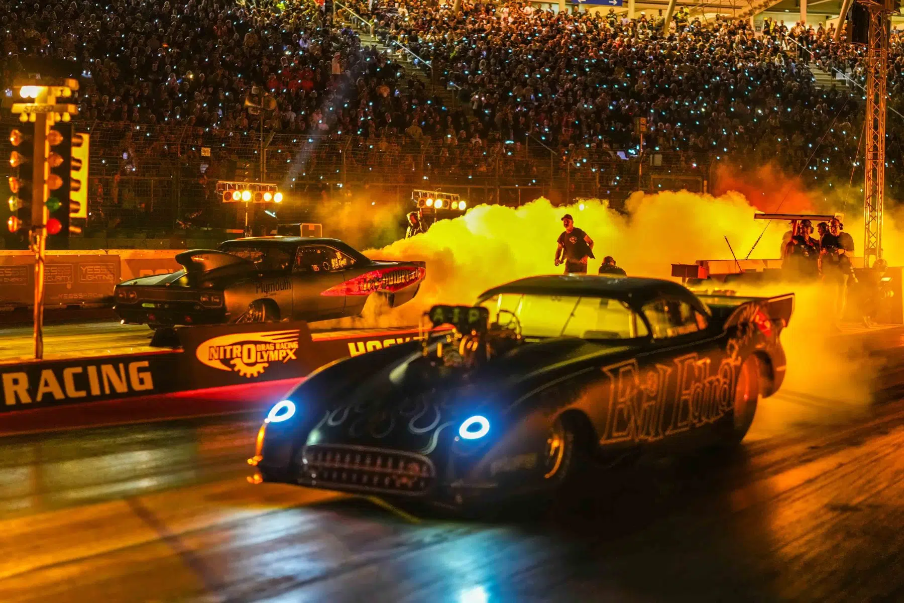 NitrOlympX - Wenn die Luft brennt und das Motodrom zittert auf dem Hockenheimring am 30.08.2025.
Foto © by Boris Korpak/ bokopictures NitrOlympX - Wenn die Luft brennt und das Motodrom zittert auf dem Hockenheimring am 30.08.2025.
Foto © by Boris Korpak/ bokopictures