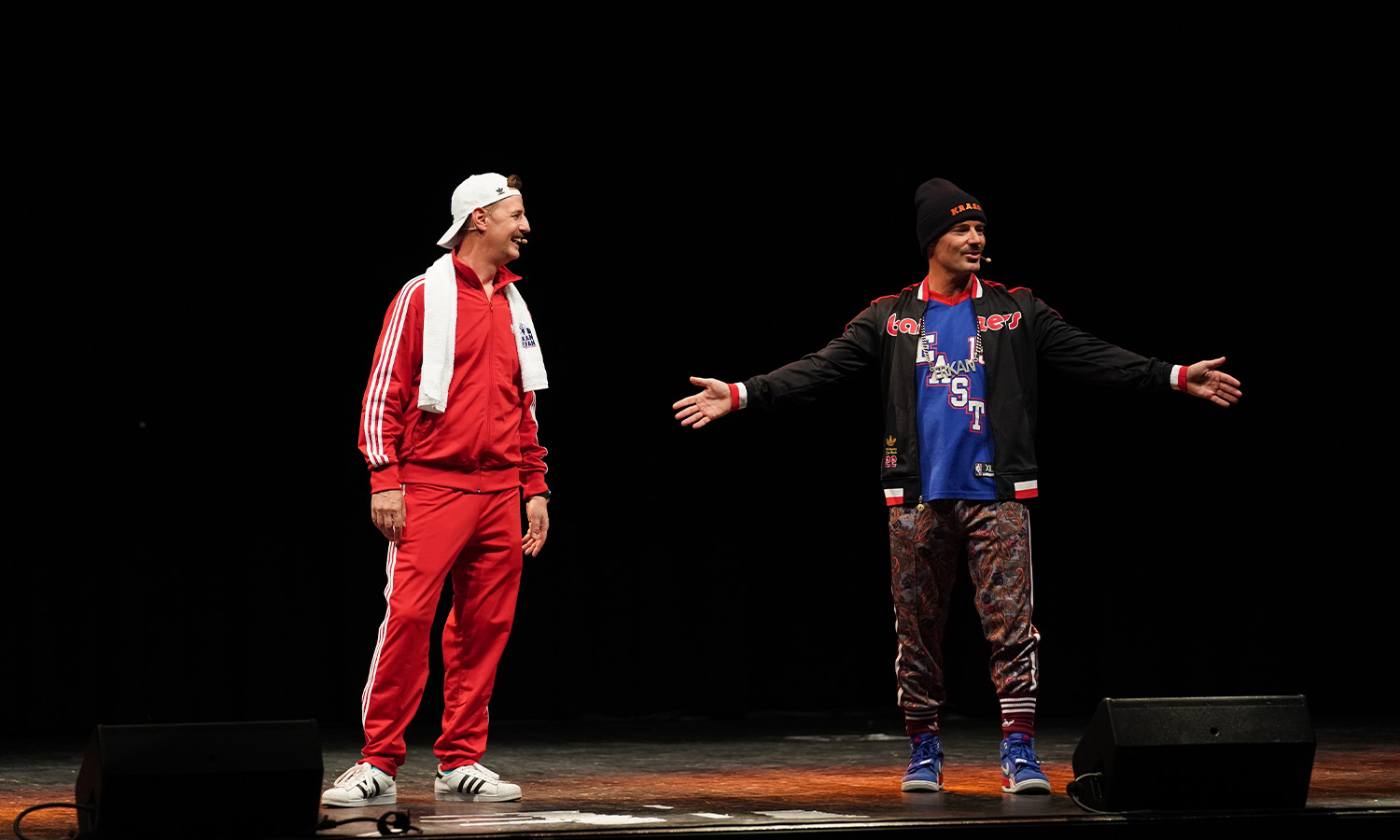 Erkan & Stefan mit Florian Simbeck und John Friedmann bei ihrer Comeback-Show im Capitol Mannheim