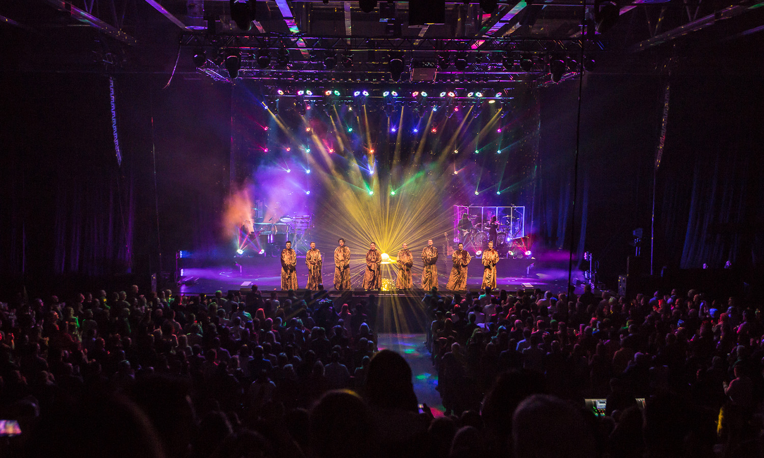 Gregorian live bei der 20 Jahre Masters of Chant Tour in der Esperantohalle Fulda