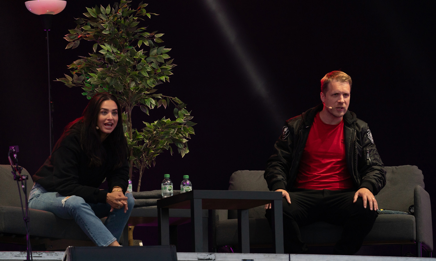 Oliver und Amira Pocher live beim Strandkorb Open Air 2021 auf dem Flugplatz Zweibrücken