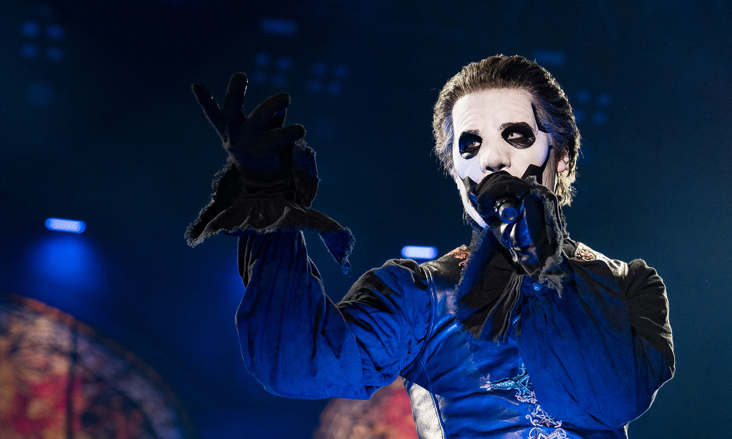 Tobias Forge als Cardinal Copia beim GHOST Konzert Frankfurt 2022