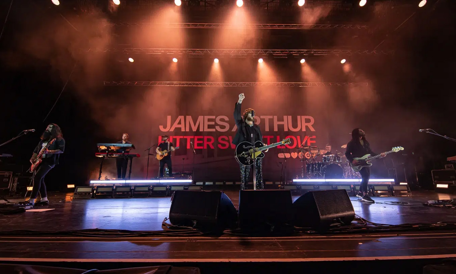 James Arthur bei der Bitter Sweet Love World Tour am 30. Januar 2024 in der Jahrhunderthalle Frankfurt
