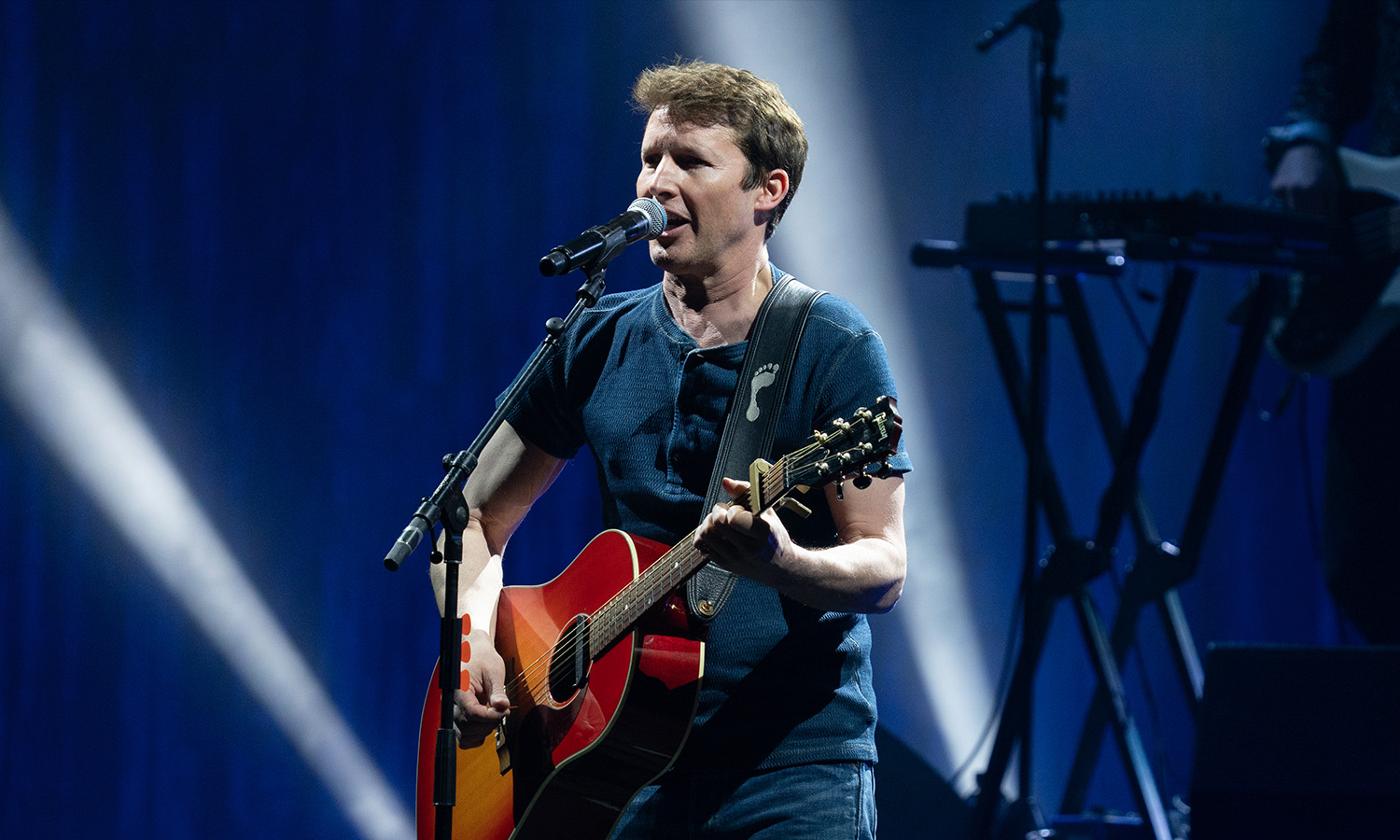 James Blunt live bei seinem Konzert am 14. März 2024 in der Festhalle Frankfurt