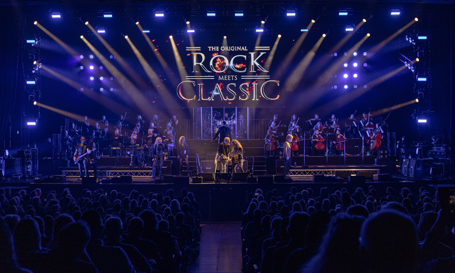 Rock Meets Classic 2024 mit internationalen Rockmusikern und Orchester in der Jahrhunderthalle Frankfurt