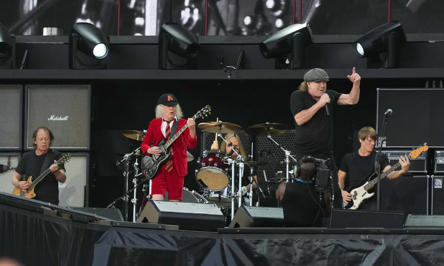 AC/DC live vor rund 100.000 Fans am Hockenheimring am 13. Juli 2024