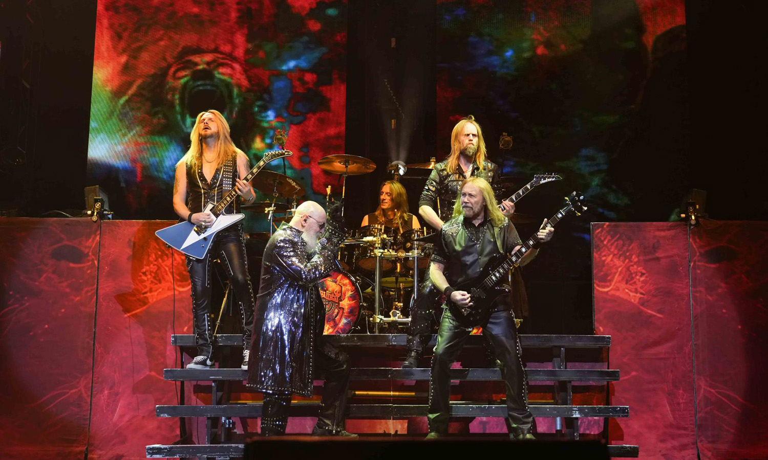 Judas Priest in Mannheim mit Rob Halford bei der Invincible Shield Tour 2024 in der SAP Arena