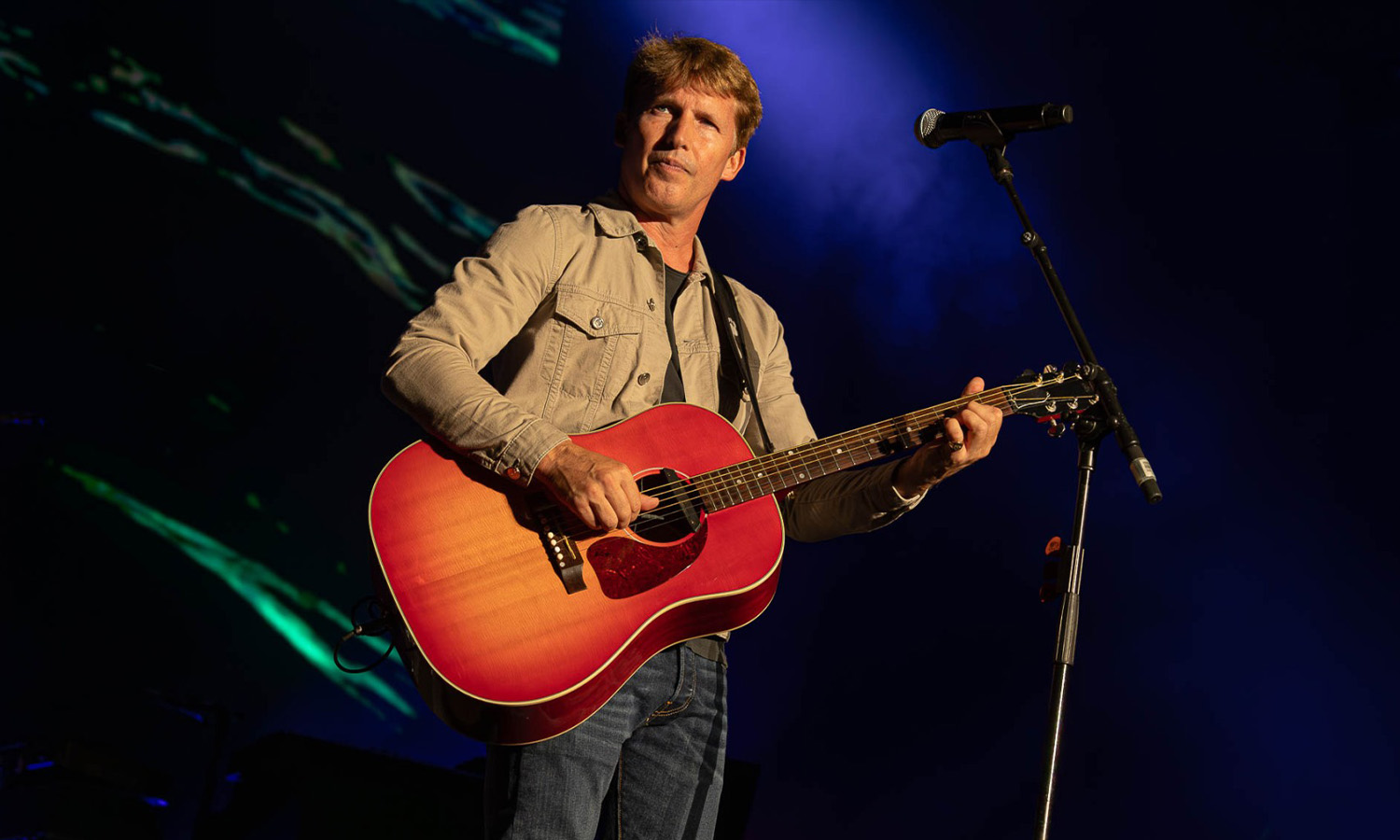 James Blunt in Gießen beim Kultursommer 2024 auf dem Schiffenberg