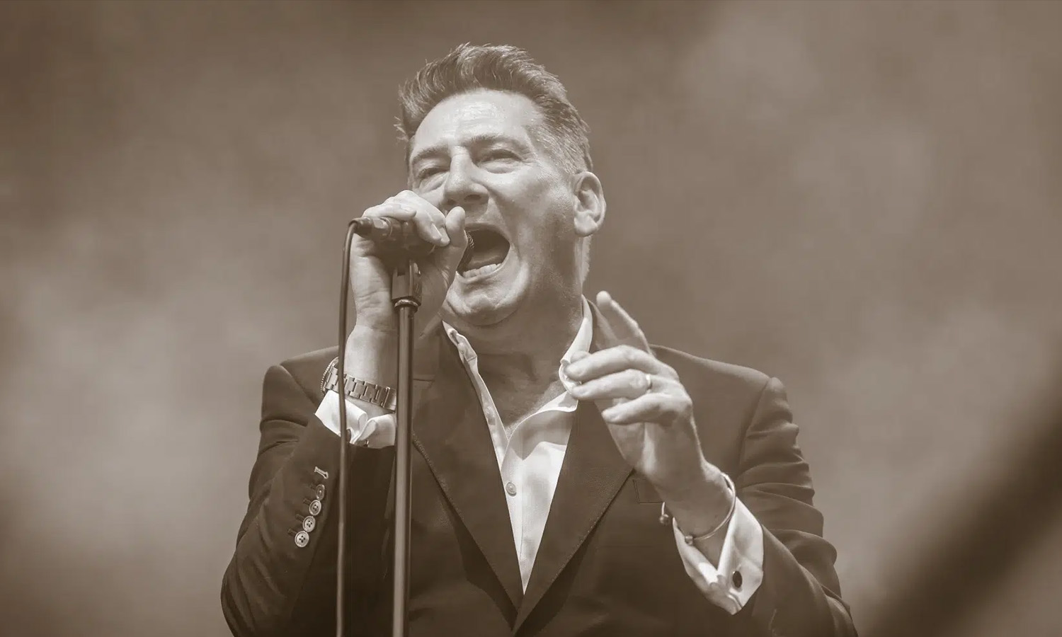 Tony Hadley in Worms live beim Jazz & Joy Festival 2024