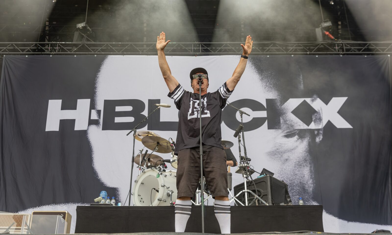 H-Blockx live beim exklusiven Wohnzimmerkonzert im Radio BOB! Funkhaus mit intimer Atmosphäre und begeisterten Fans