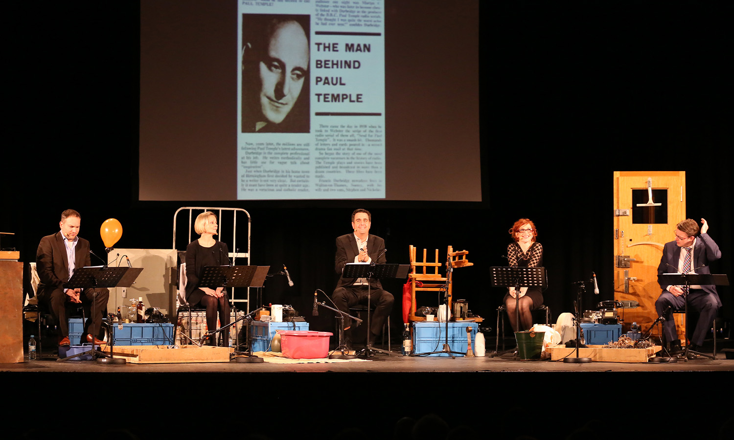 Bastian Pastewka bei „Paul Temple und der Fall Gregory“ am 20. Februar 2015 im Capitol Mannheim