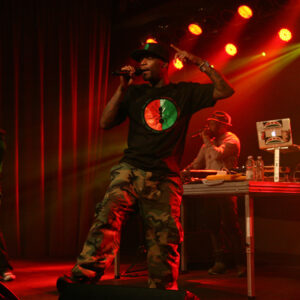 dead prez in Mannheim am 3. Februar 2014 live auf der Bühne der Alten Seilerei