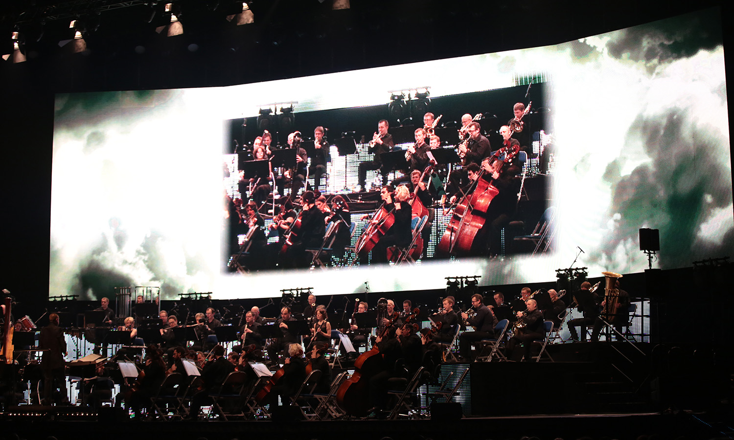 Großes Sinfonieorchester bei The Music of John Williams am 20. Januar 2017 in der SAP Arena Mannheim