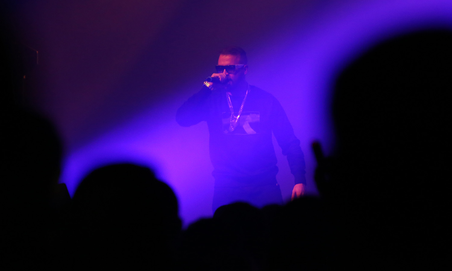 Kollegah am 30. Januar 2016 bei seinem Konzert im Maimarktclub Mannheim