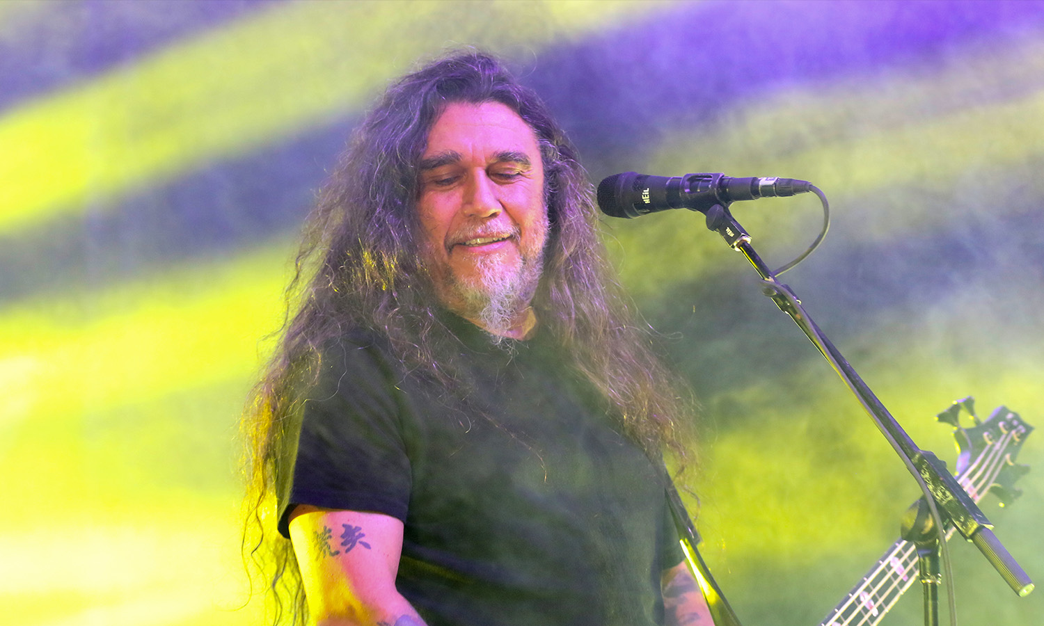 Tom Araya und Slayer am 16. November 2015 während der Repentless Tour in der Jahrhunderthalle Frankfurt