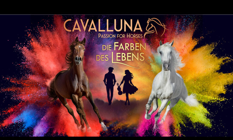 CAVALLUNA zeigt in Die Farben des Lebens spektakuläre Reitkunst mit mehr als 50 Pferden