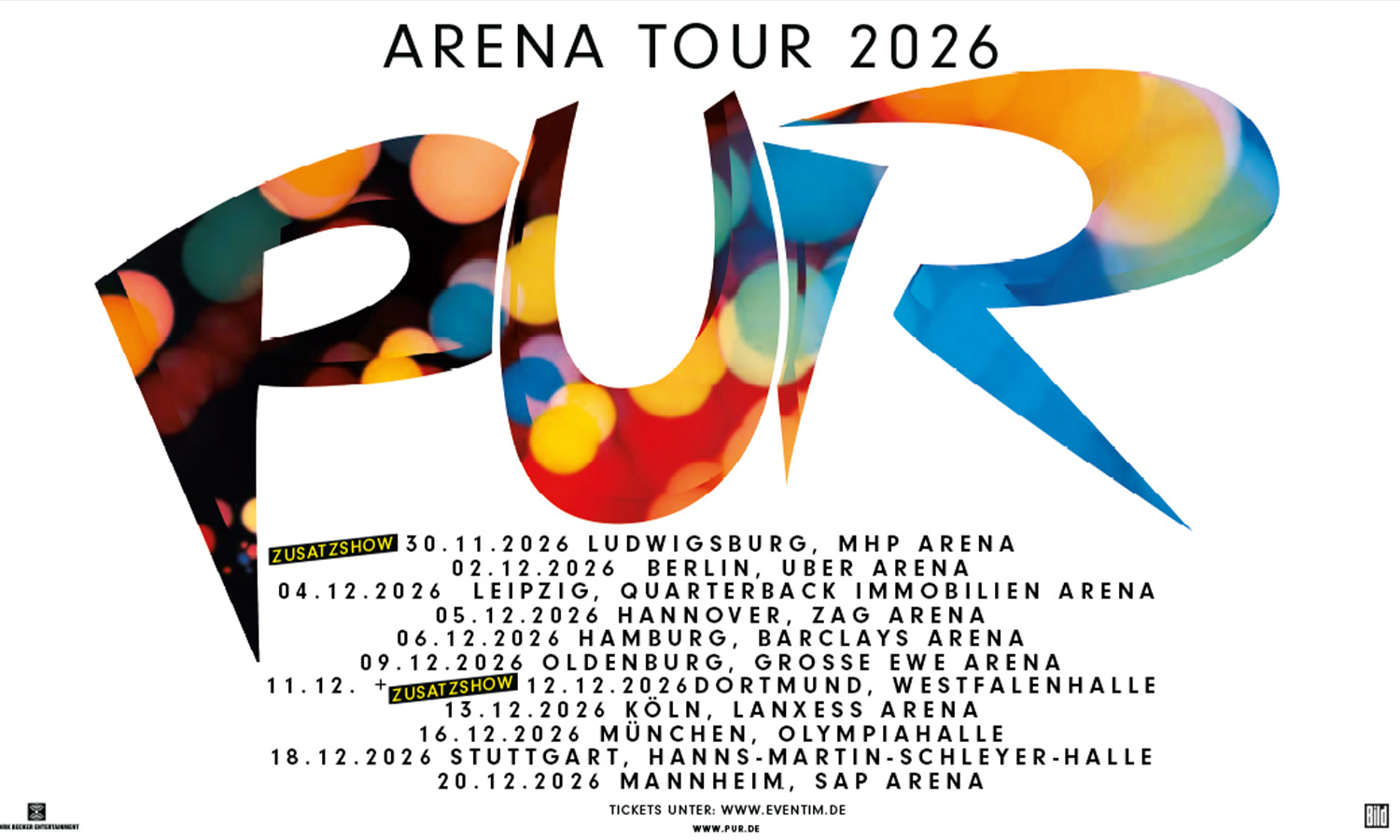 PUR mit Hartmut Engler beim Tourfinale der Arena Tour 2026 in der SAP Arena Mannheim