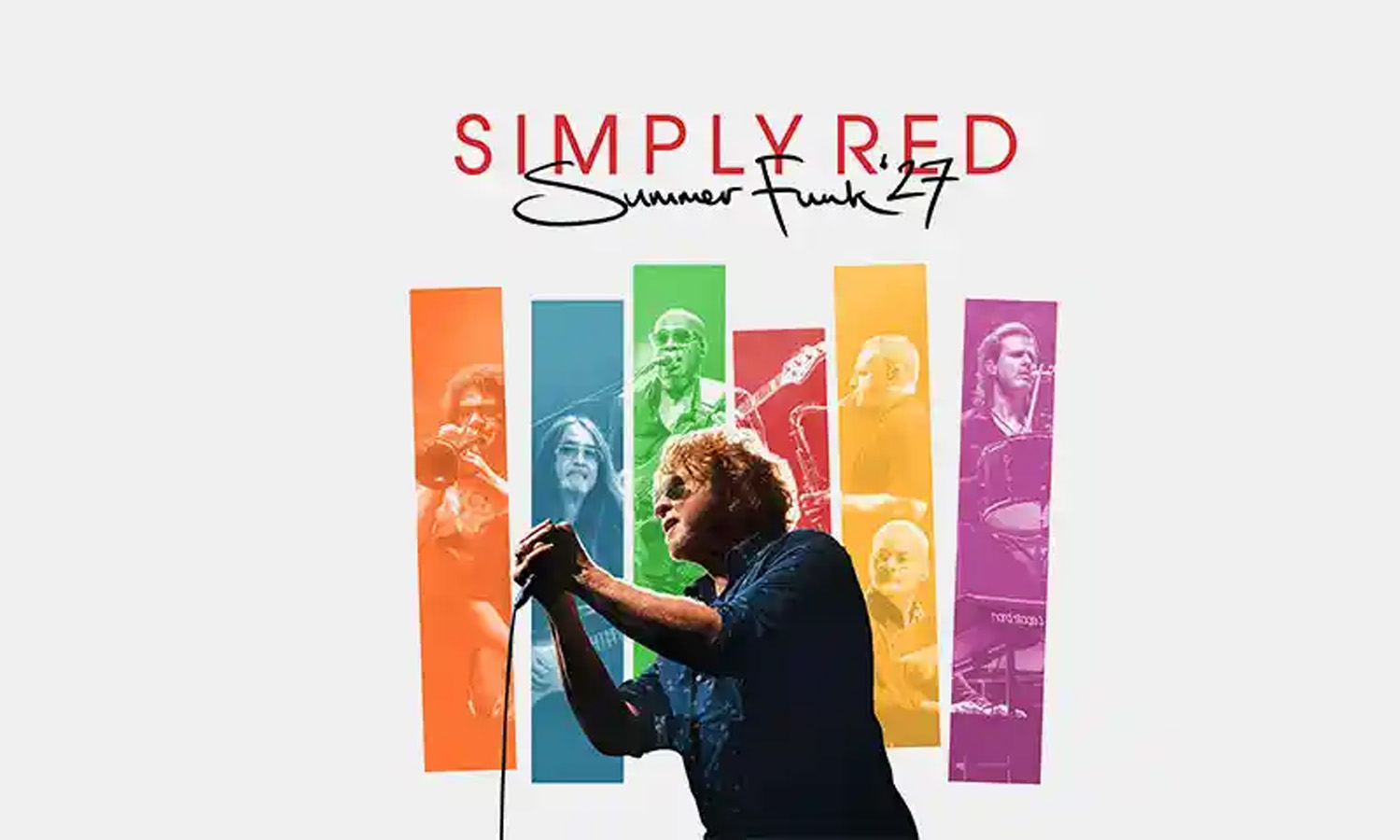 Mick Hucknall und Simply Red gehen 2027 mit der Summer Funk Tour auf Open-Air-Tour durch Deutschland