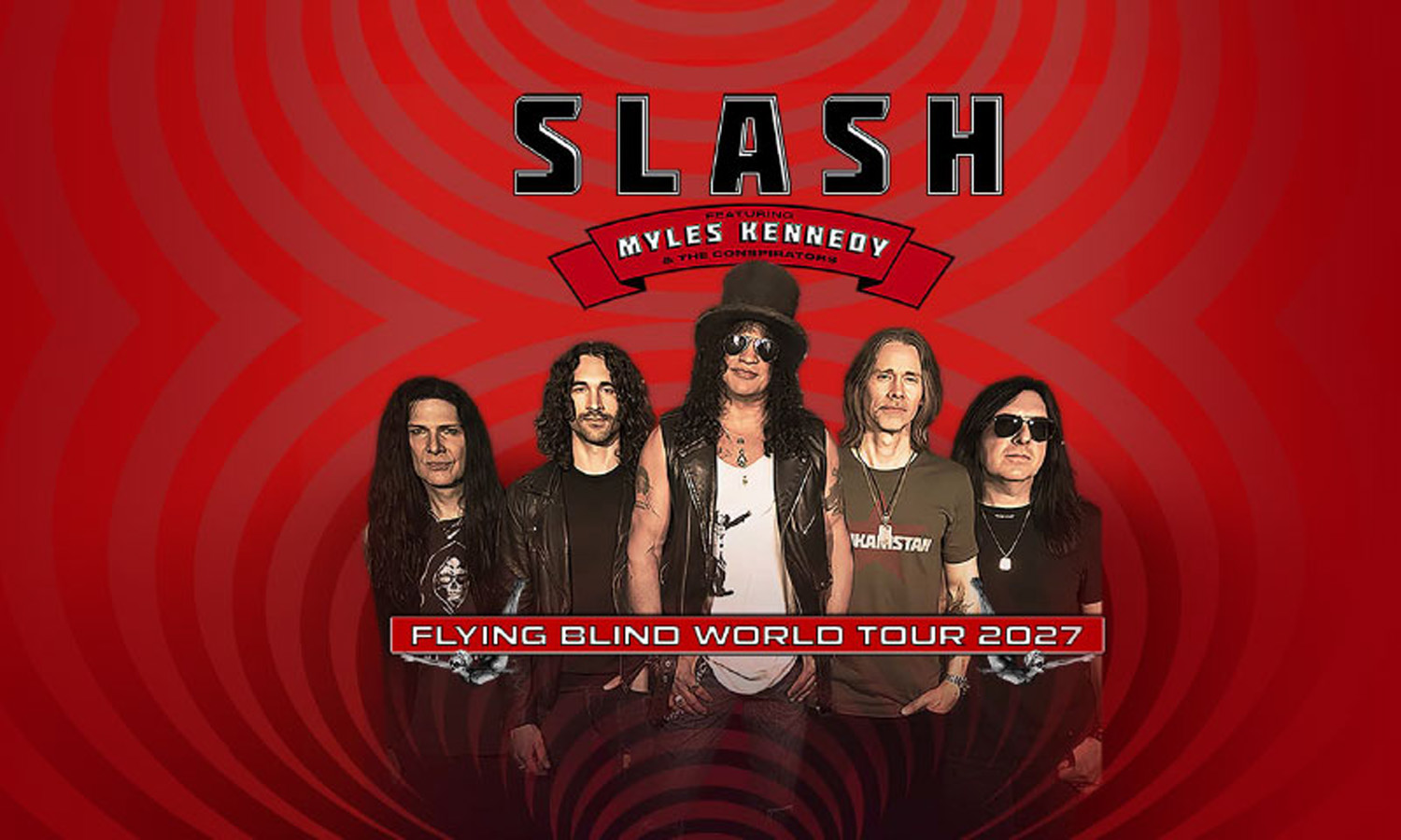 Slash und Myles Kennedy live auf der Flying Blind World Tour 2027